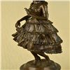 Image 3 : Classic Well Dressed Lady Bronze Sculpture