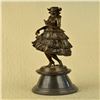 Image 7 : Classic Well Dressed Lady Bronze Sculpture