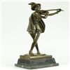 Image 1 : Dutch Female Banjo Player Bronze Sculpture