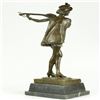 Image 2 : Dutch Female Banjo Player Bronze Sculpture