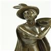 Image 5 : Dutch Female Banjo Player Bronze Sculpture