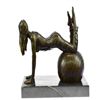 Image 3 : Exotic Stripper Nude Bronze Sculpture