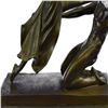 Image 8 : Ballerina Dance Bronze Statue on Marble Base Sculpture