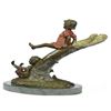Image 4 : Children on Tree Bronze Sculpture