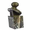 Image 4 : Caesar Vatican Bust Bronze Sculpture on Marble Base Statue