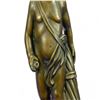 Image 4 : Nude Boy Holding Apple Bronze Sculpture