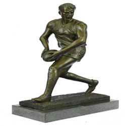 Olympic Rugby Player Bronze Sculpture