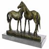 Image 5 : Horses in Love Bronze Sculpture