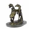 Image 4 : Two Large Wild Stallion Bronze Sculpture