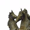 Image 6 : Two Large Wild Stallion Bronze Sculpture