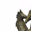 Image 7 : Two Large Wild Stallion Bronze Sculpture