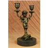 Image 2 : Candleholder Bronze Statue