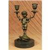 Image 7 : Candleholder Bronze Statue