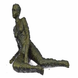 Female Symbols Money Wealth Lucky Charm Bronze Sculpture