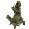Image 2 : Frog on Turtle with Snail Bronze Statue