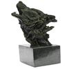 Image 1 : Crying Wolf Bronze Sculpture