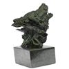 Image 4 : Crying Wolf Bronze Sculpture