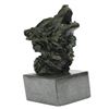 Image 5 : Crying Wolf Bronze Sculpture