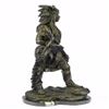 Image 4 : Native American Indian Chief Bronze Figurine on Marble Base Figure