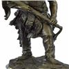 Image 7 : Native American Indian Chief Bronze Figurine on Marble Base Figure