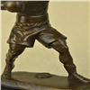 Image 3 : Boxing Champ Boxer Bronze Sculpture on Marble Base Statue