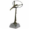 Image 1 : Gymnast Ballerina Trapeze Bronze Sculpture