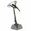 Image 4 : Gymnast Ballerina Trapeze Bronze Sculpture