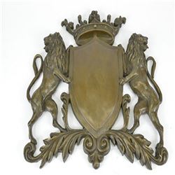 Lion Crest Family Heirloom Bronze Sculpture