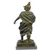 Image 7 : Roman Warrior Le Devoir Bronze Sculpture on Marble Base Statue