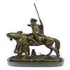 Image 7 : Cavalier Et Femme Arabe a La Fontaine Bronze Sculpture