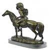 Image 5 : The Scout Bronze Sculpture on Marble Base Statue