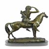 Image 7 : The Scout Bronze Sculpture on Marble Base Statue
