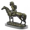 Image 9 : The Scout Bronze Sculpture on Marble Base Statue