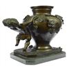 Image 2 : Cherub Vase Bronze Figurine