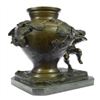 Image 5 : Cherub Vase Bronze Figurine
