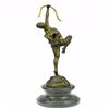 Image 5 : Dianne the Hunter Bronze Statue on Marble Base Sculpture
