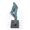 Image 4 : Modern Art Bronze Sculpture on Marble Base Statue