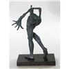Image 7 : Modern Art Bronze Sculpture on Marble Base Statue