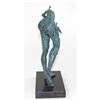 Image 9 : Modern Art Bronze Sculpture on Marble Base Statue
