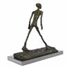 Image 4 : Modern Stuck Big Man Walking Bronze Sculpture