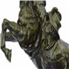 Image 8 : Man With Horse Bronze Sculpture