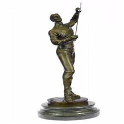 Young Fencer Rougelet Bronze Sculpture