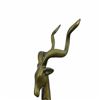 Image 6 : Two Rams Head Candy Dish Bronze Sculpture