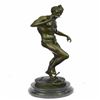 Image 8 : Snake Charmer Bronze Sculpture on Marble Base Figurine