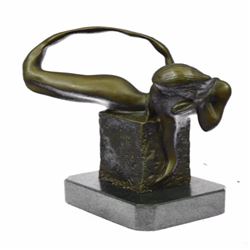 Nude Naked Erotic Mermaid Bronze Sculpture