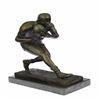 Image 1 : Handcrafted Aussie Rugby Player Bronze Sculpture