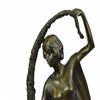 Image 6 : Guirande Joe Descomps Woman With Thyrsus Bronze Sculpture