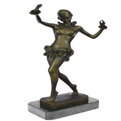 Nude Dancer Bronze Figurine