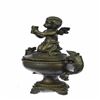 Image 2 : Baby Angel Jewelry Box Bronze Sculpture