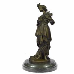 Kassin 1920 Art Deco Style Woman Bronze Sculpture